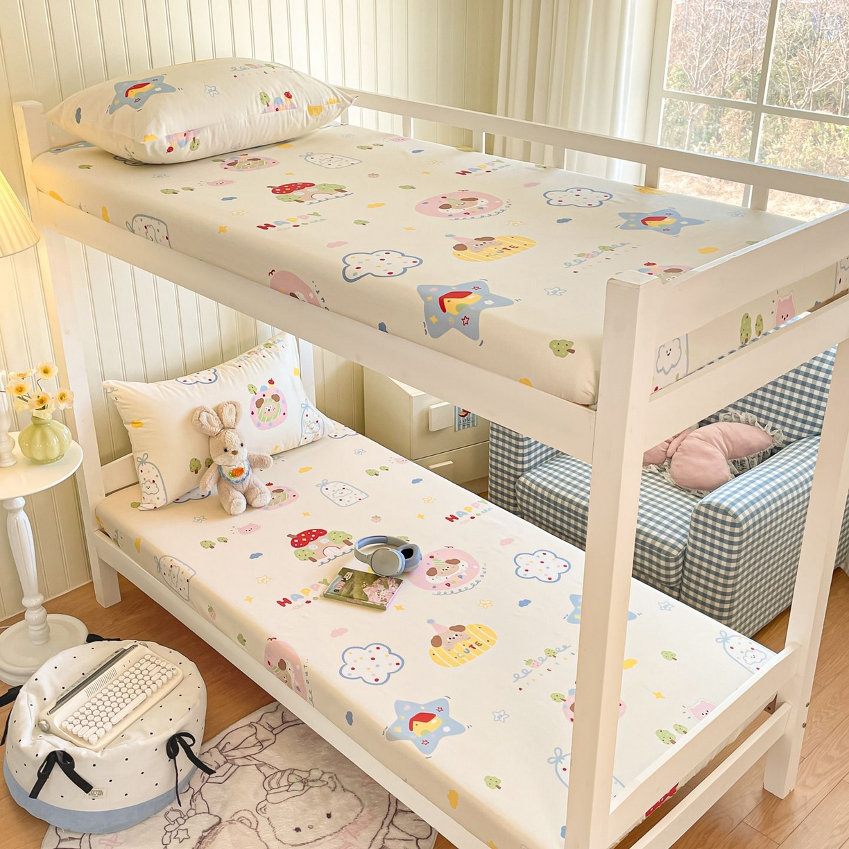 91家纺网 家纺一手货源 找家纺 （总）寻米 2026新款春夏13070印花三件套单品系列-单床单