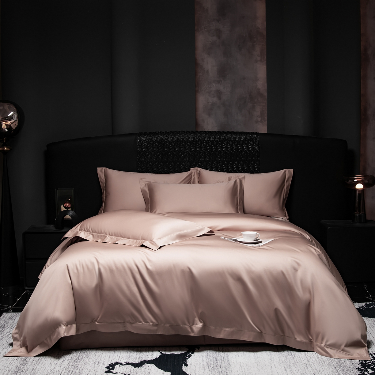 91家纺网 家纺一手货源 找家纺 （总）轩和家居 2025新款全棉高支旧感砂洗长绒棉单床单