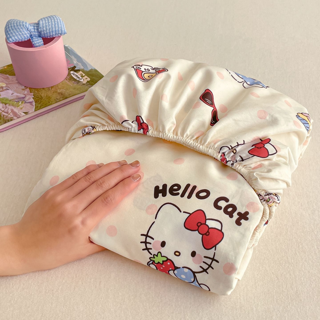 91家纺网 家纺一手货源 找家纺 （总）寻米 2026新款春夏全棉13070印花四件套单品系列-单床笠