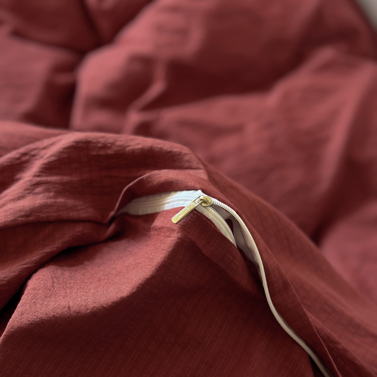 91家纺网 家纺一手货源 找家纺 阿曼达 2026新款水洗全工艺印染纯色混搭风莫兰迪色系四件套 混搭风-酒红