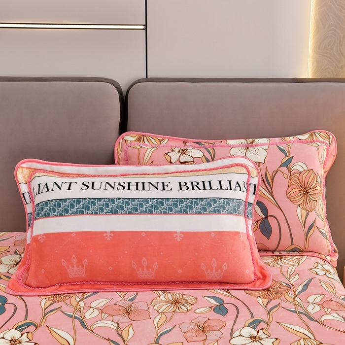 91家纺网 家纺一手货源 找家纺 （总）诺梵家纺 2025新款7斤高克重牛奶绒四件套