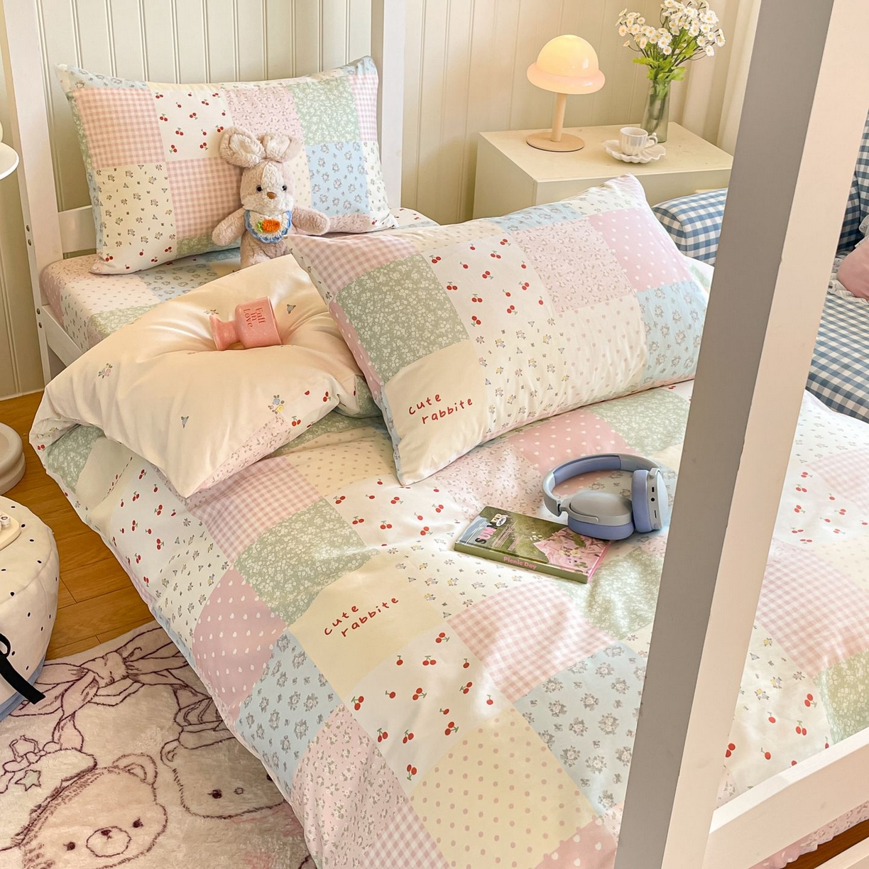 91家纺网 家纺一手货源 找家纺 寻米 2026新款春夏13070印花三件套单品系列-单床笠 美式田园