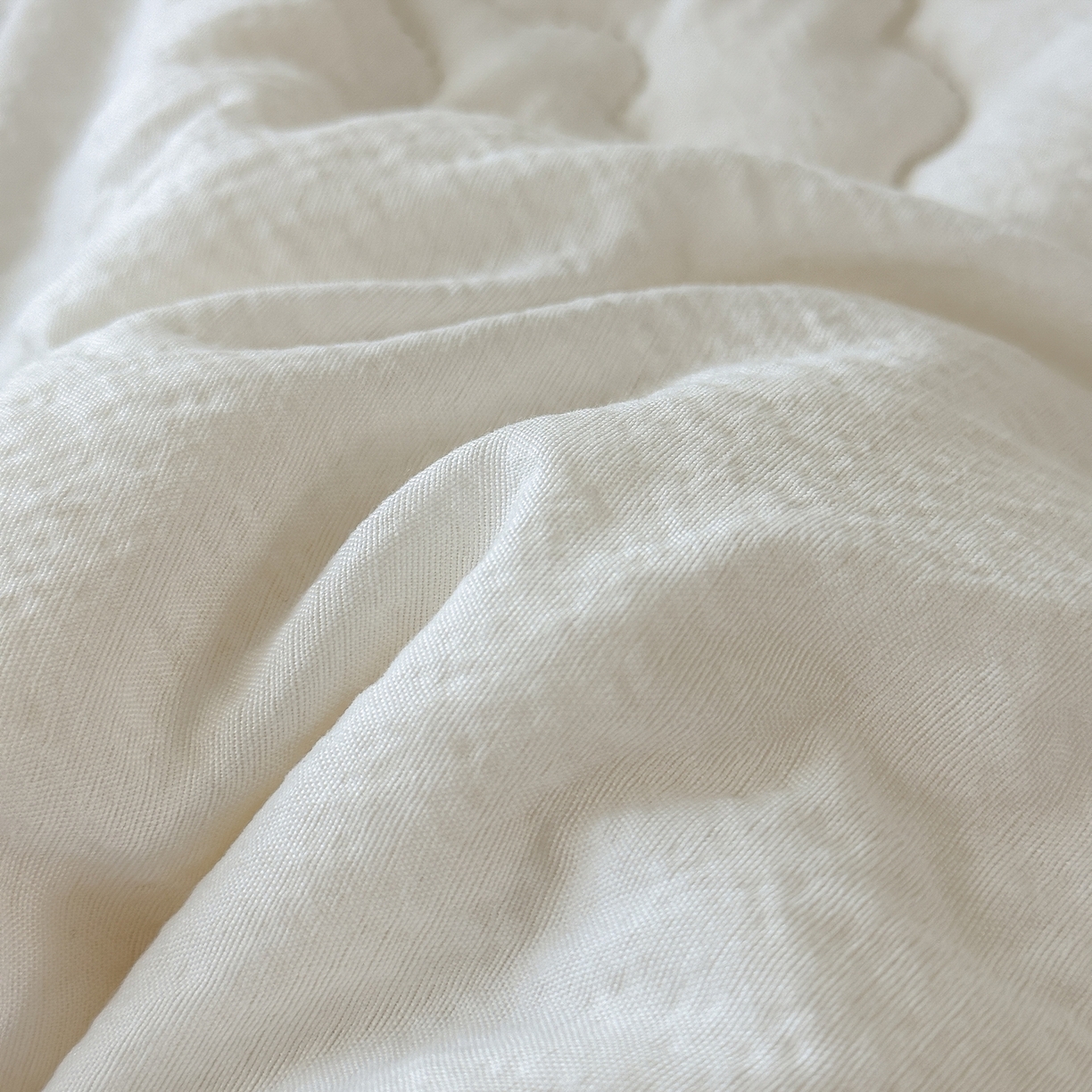 91家纺网 家纺一手货源 找家纺 好尚居 2026新款纯色斜标木棉混合棉花被被子被芯 斜标-白