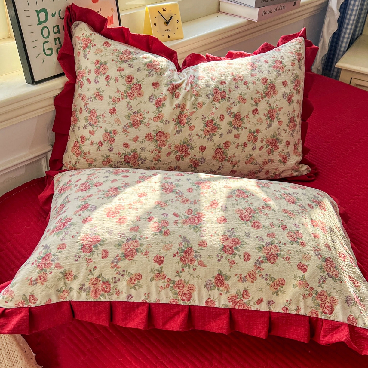 91家纺网 家纺一手货源 找家纺 美梦家纺 2026春夏新款云感皱皱纱床盖四件套 星眠云野