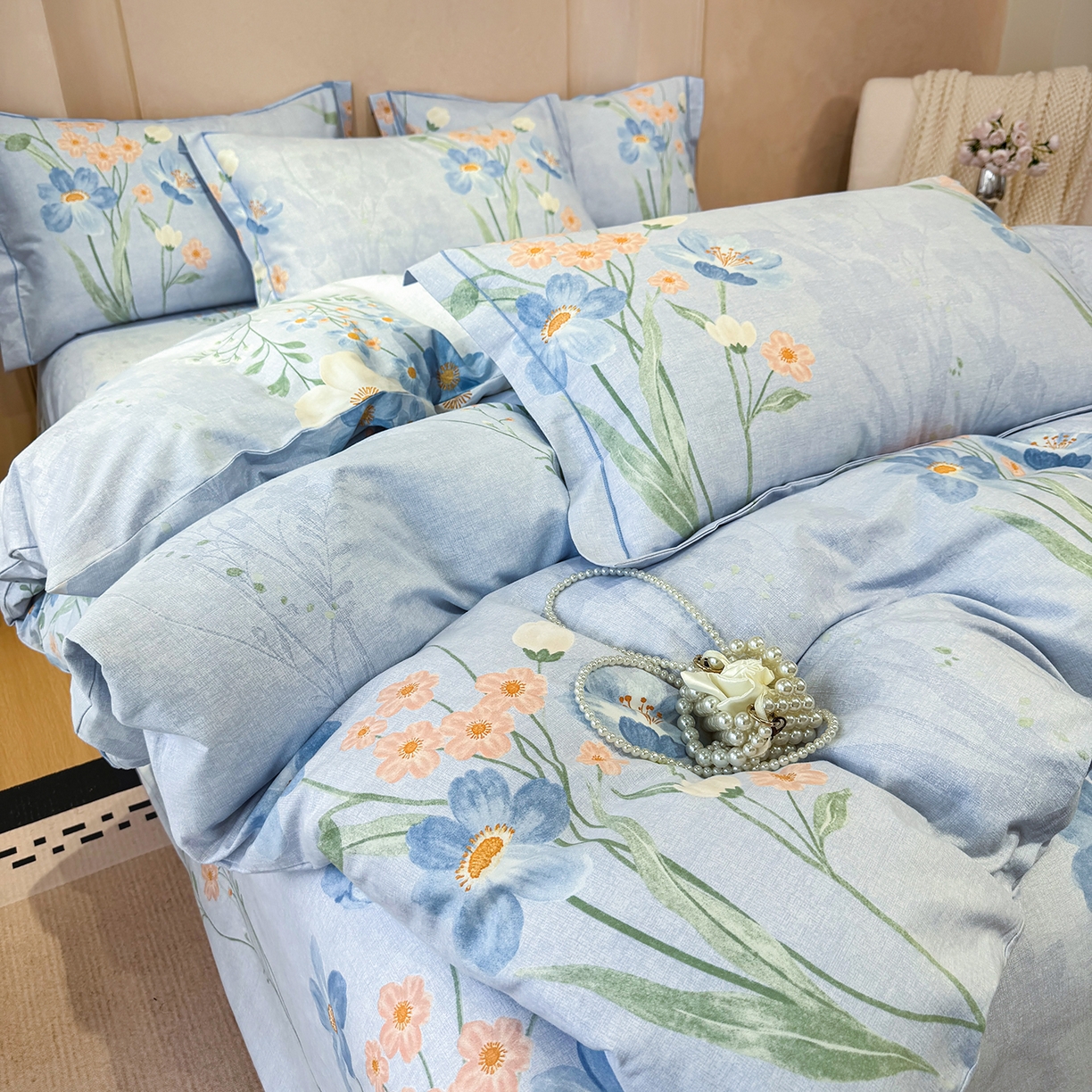 91家纺网 家纺一手货源 找家纺 （总）壹贝家纺 2026新款全棉磨毛四件套系列