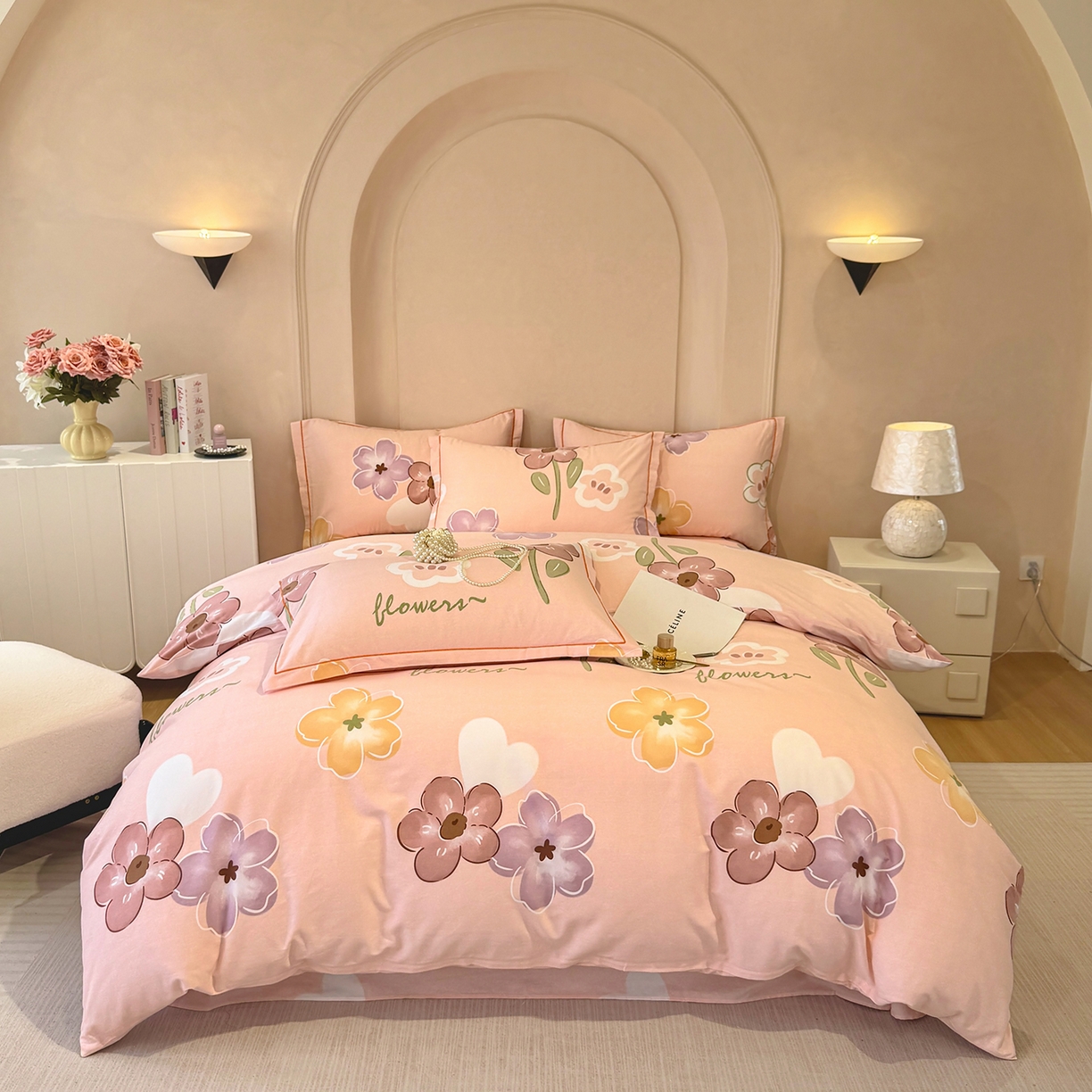 91家纺网 家纺一手货源 找家纺 （总）壹贝家纺 2026新款全棉磨毛四件套系列