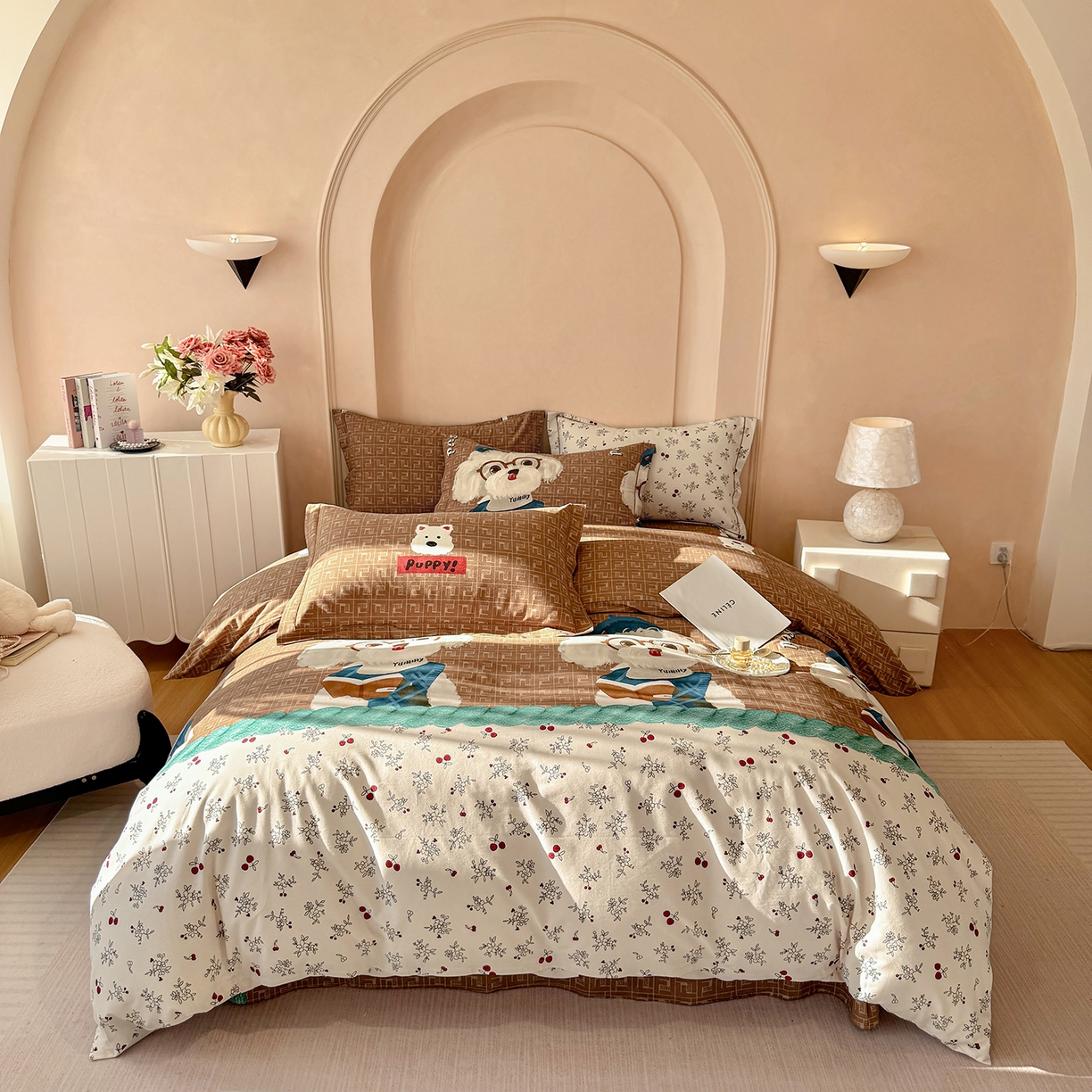 91家纺网 家纺一手货源 找家纺 （总）壹贝家纺 2026新款全棉磨毛四件套系列