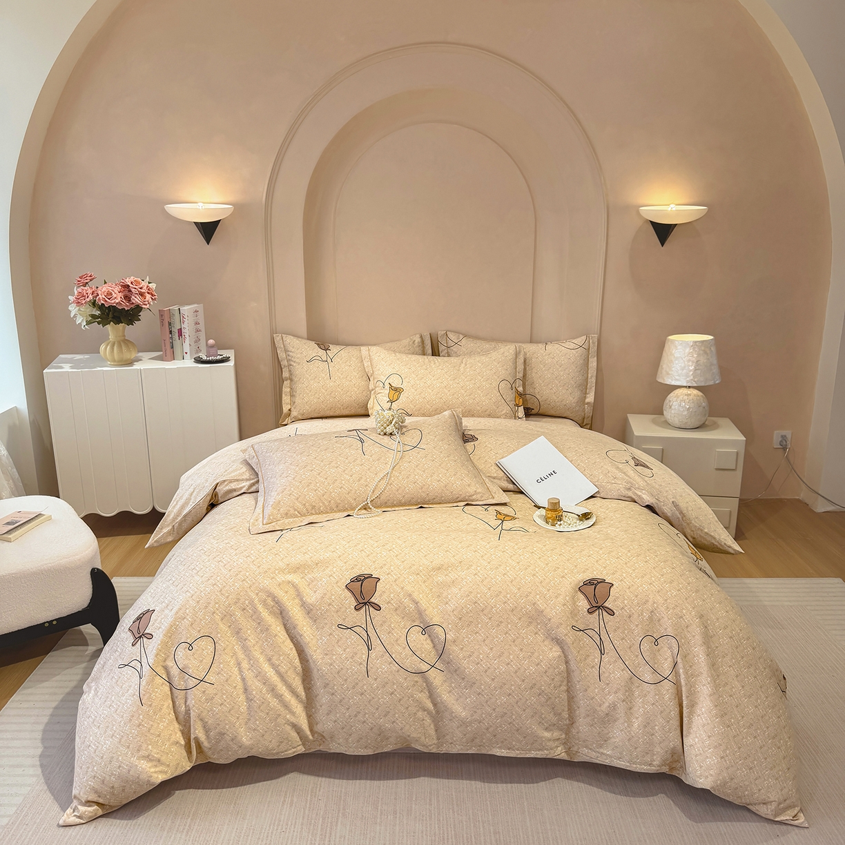 91家纺网 家纺一手货源 找家纺 （总）壹贝家纺 2026新款全棉磨毛四件套系列