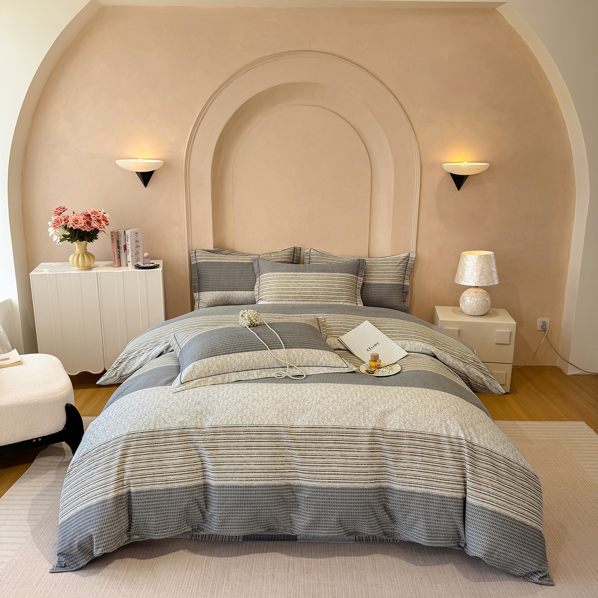 91家纺网 家纺一手货源 找家纺 （总）壹贝家纺 2026新款全棉磨毛四件套系列