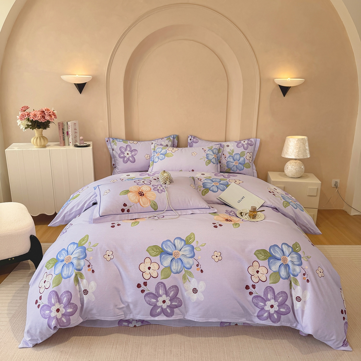 91家纺网 家纺一手货源 找家纺 （总）壹贝家纺 2026新款全棉磨毛四件套系列