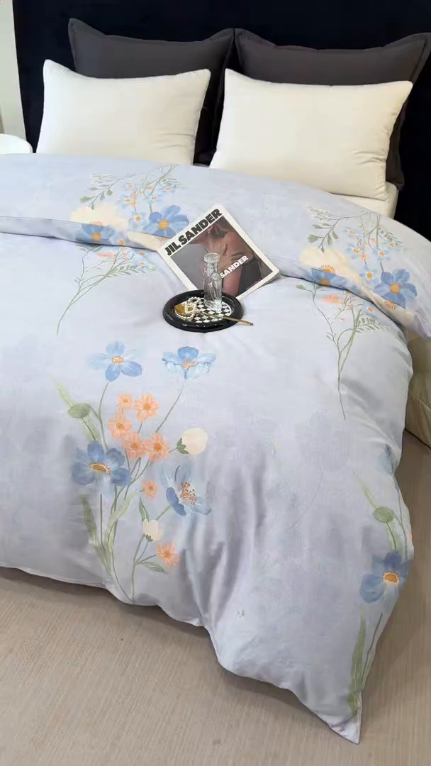 91家纺网 家纺一手货源 找家纺 （总）壹贝家纺 2026新款全棉磨毛单品被套系列