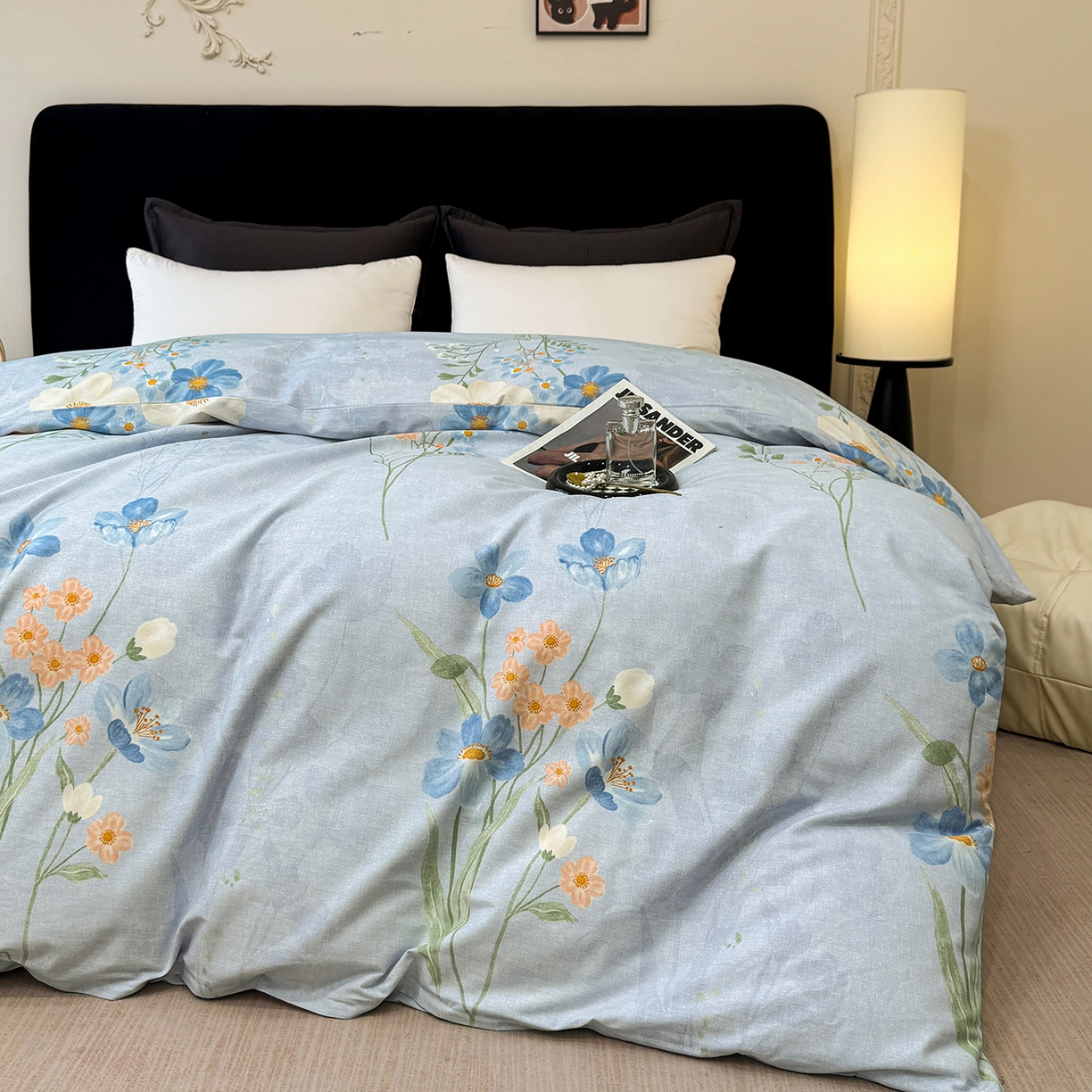 91家纺网 家纺一手货源 找家纺 （总）壹贝家纺 2026新款全棉磨毛单品被套系列