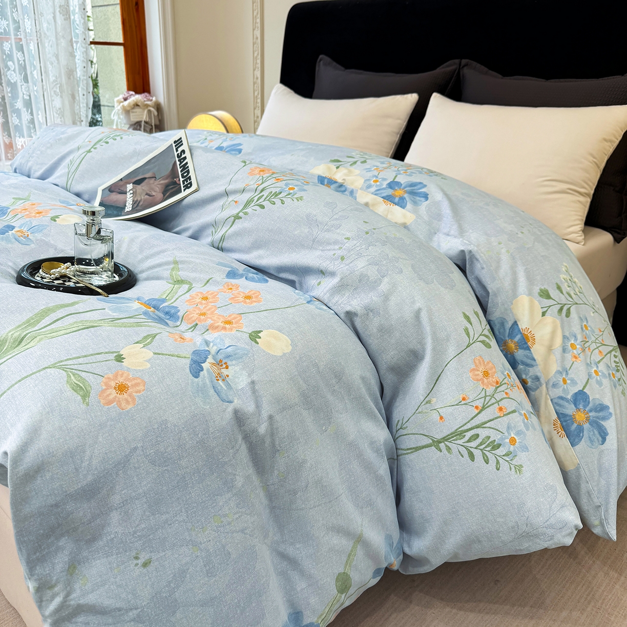 91家纺网 家纺一手货源 找家纺 （总）壹贝家纺 2026新款全棉磨毛单品被套系列