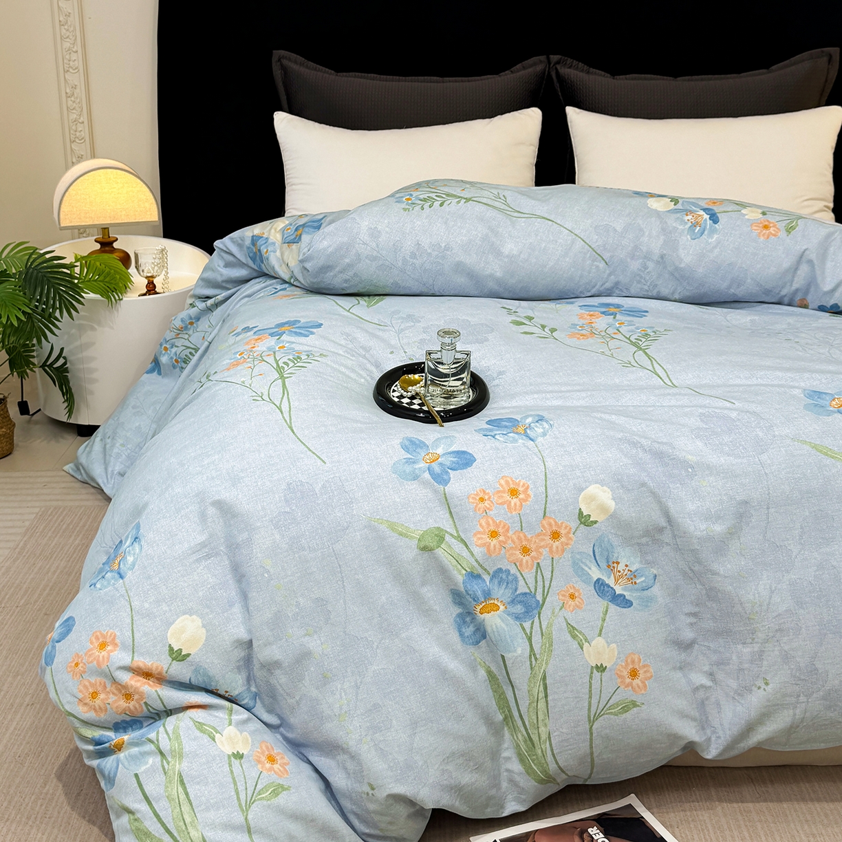 91家纺网 家纺一手货源 找家纺 （总）壹贝家纺 2026新款全棉磨毛单品被套系列