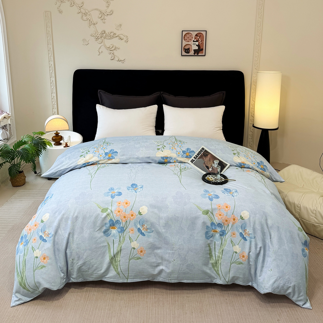 91家纺网 家纺一手货源 找家纺 （总）壹贝家纺 2026新款全棉磨毛单品被套系列