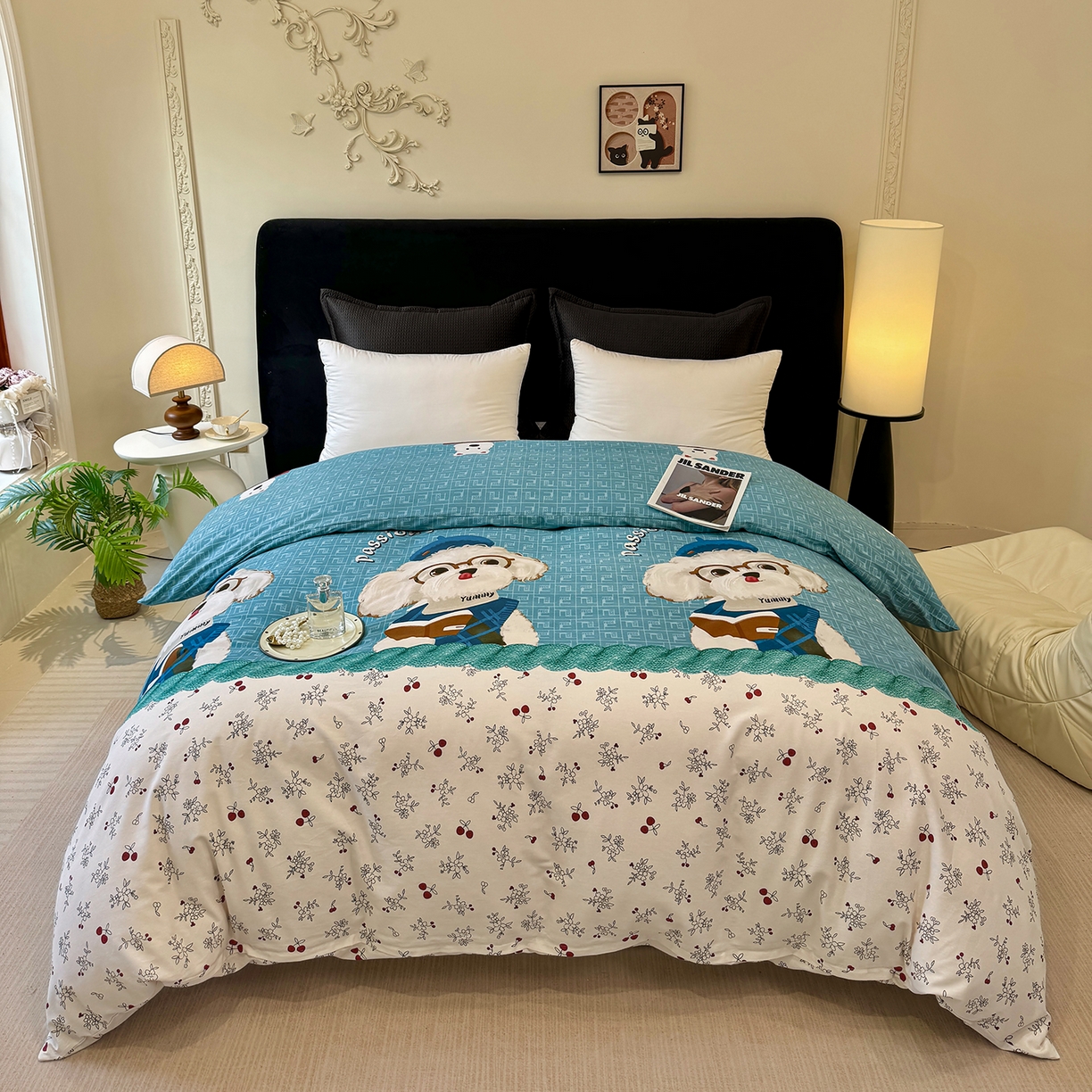 91家纺网 家纺一手货源 找家纺 （总）壹贝家纺 2026新款全棉磨毛单品被套系列