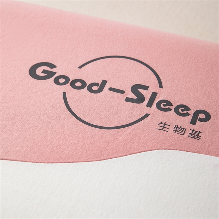 91家纺网 家纺一手货源 找家纺 一粒麦子乳胶馆 2026年新款枕头枕芯生物基面包枕高低枕生物机新款枕头枕芯 高低枕-粉白