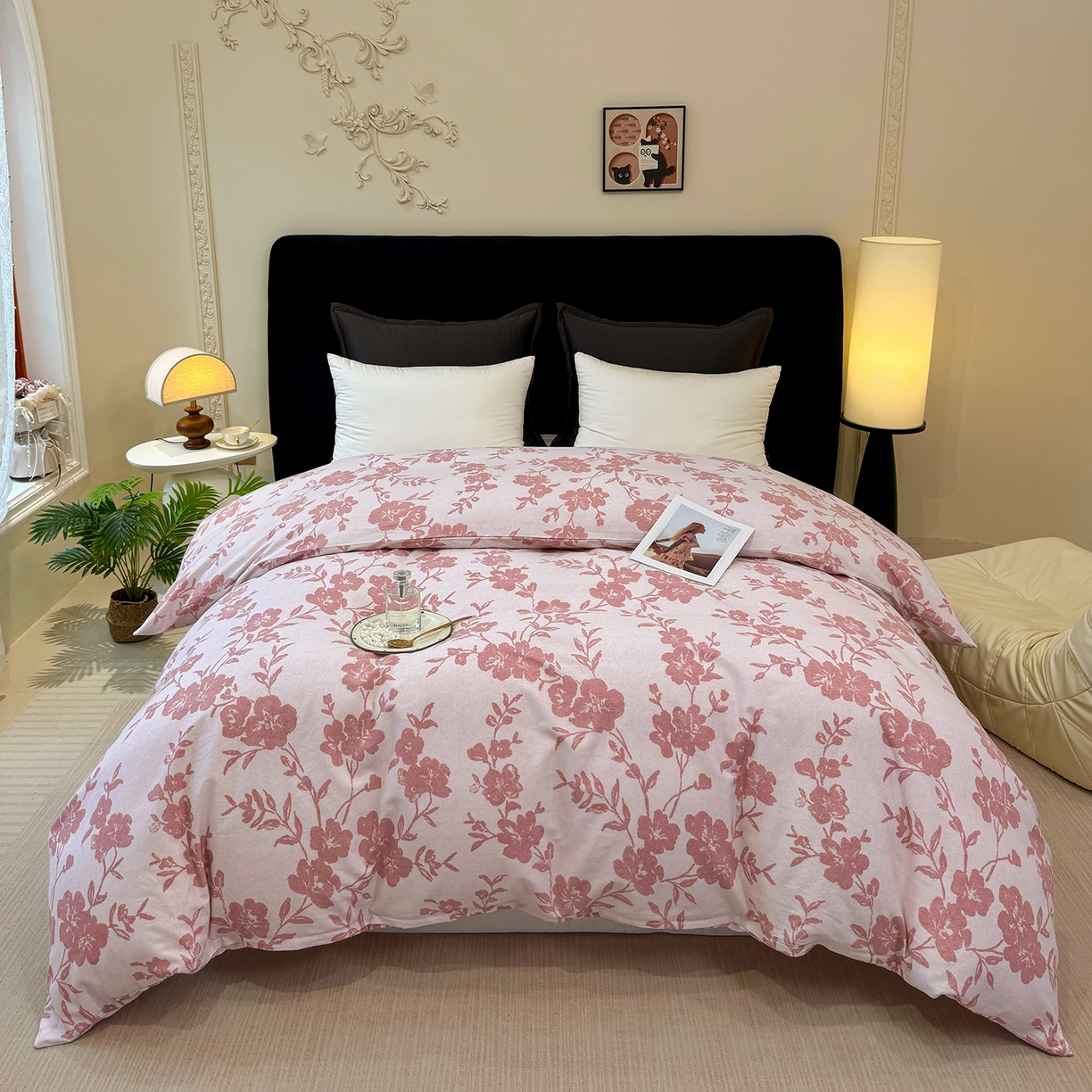 91家纺网 家纺一手货源 找家纺 （总）壹贝家纺 2026新款全棉磨毛单品被套系列