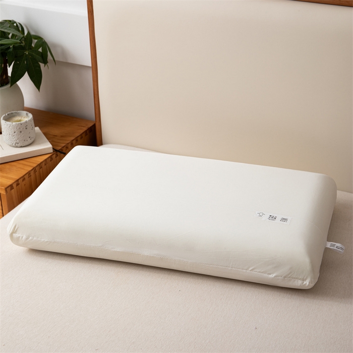 91家纺网 家纺一手货源 找家纺 一粒麦子乳胶馆 2026年新款枕头枕芯生物基面包枕高低枕生物机新款枕头枕芯 面包枕-灰粉