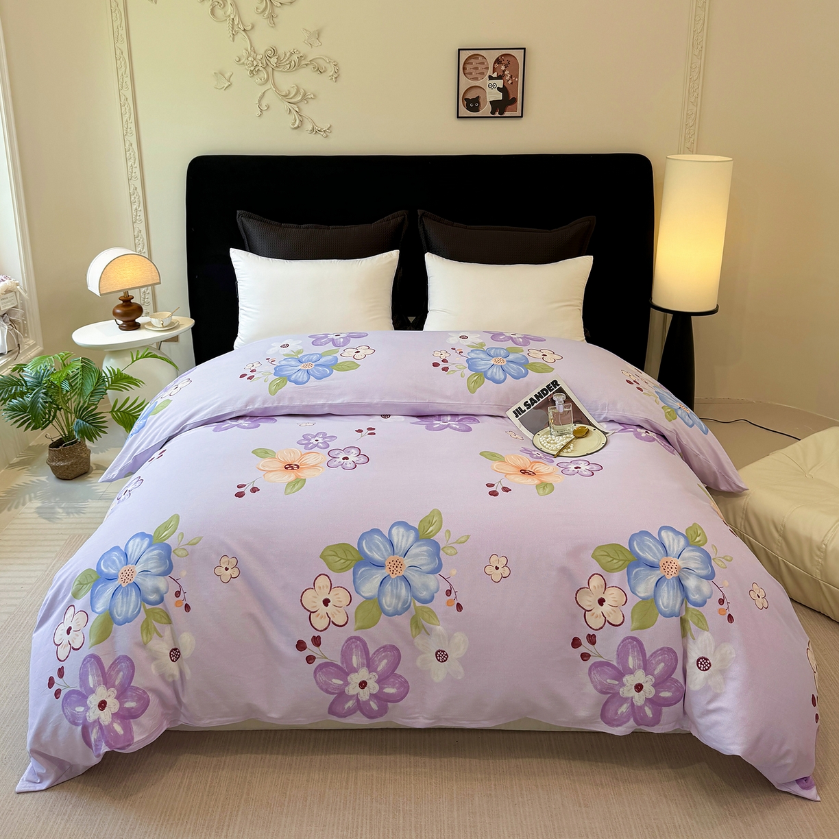 91家纺网 家纺一手货源 找家纺 （总）壹贝家纺 2026新款全棉磨毛单品被套系列