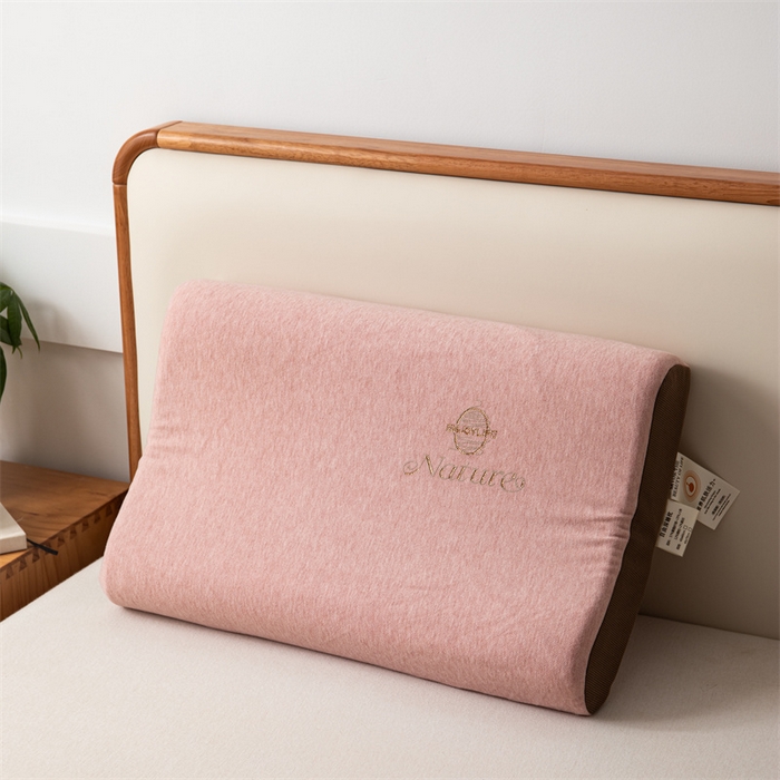 91家纺网 家纺一手货源 找家纺 一粒麦子乳胶馆 2026年新款枕头枕芯生物基面包枕高低枕生物机新款枕头枕芯 面包枕-粉咖