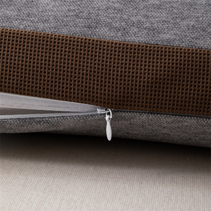 91家纺网 家纺一手货源 找家纺 一粒麦子乳胶馆 2026年新款枕头枕芯生物基面包枕高低枕生物机新款枕头枕芯 面包枕-灰咖