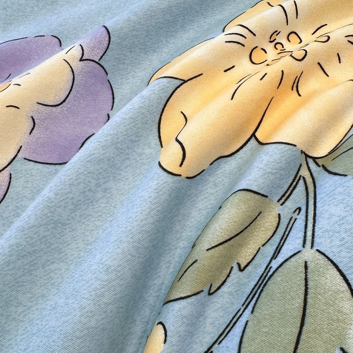 91家纺网 家纺一手货源 找家纺 壹贝家纺 2026新款全棉磨毛单品被套系列 莫奈花园