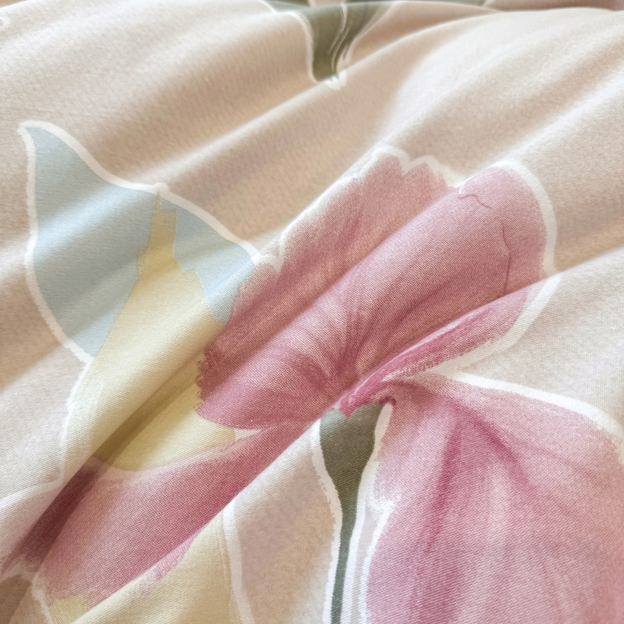 91家纺网 家纺一手货源 找家纺 壹贝家纺 2026新款全棉磨毛单品被套系列 奈美