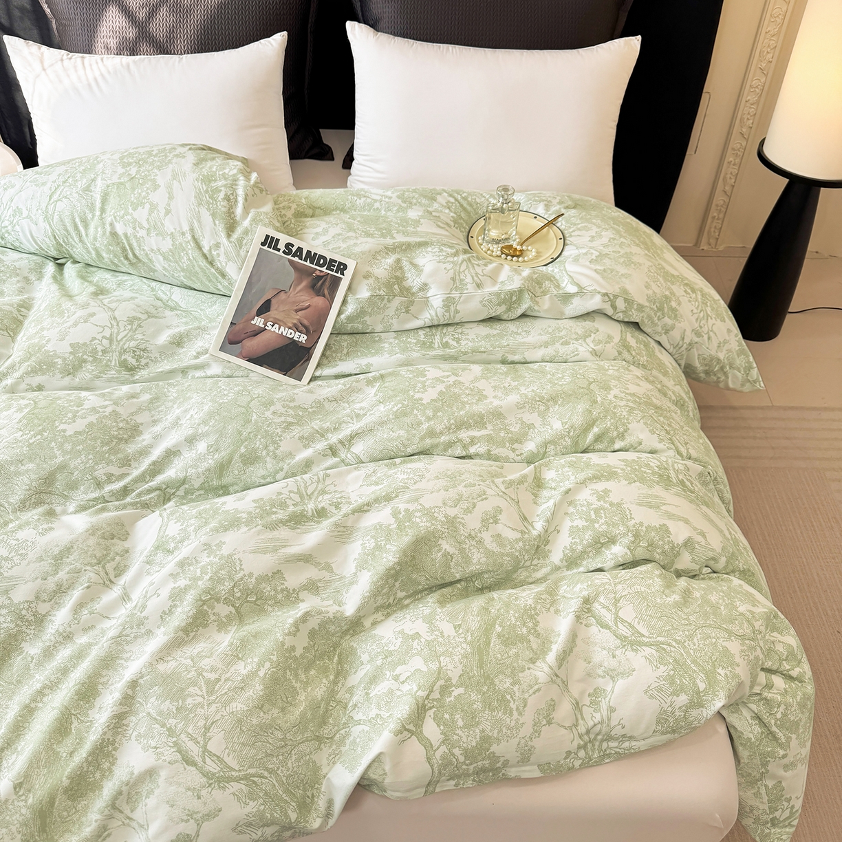 91家纺网 家纺一手货源 找家纺 壹贝家纺 2026新款全棉磨毛单品被套系列 年轮