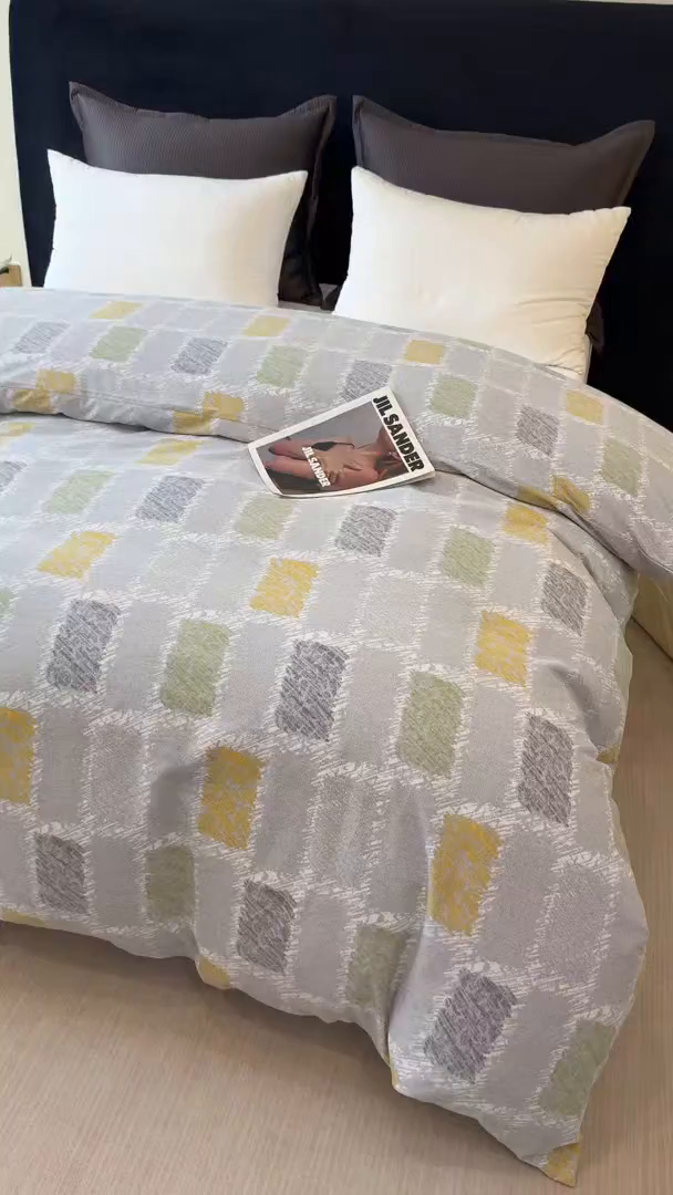 91家纺网 家纺一手货源 找家纺 壹贝家纺 2026新款全棉磨毛单品被套系列 月光宝盒