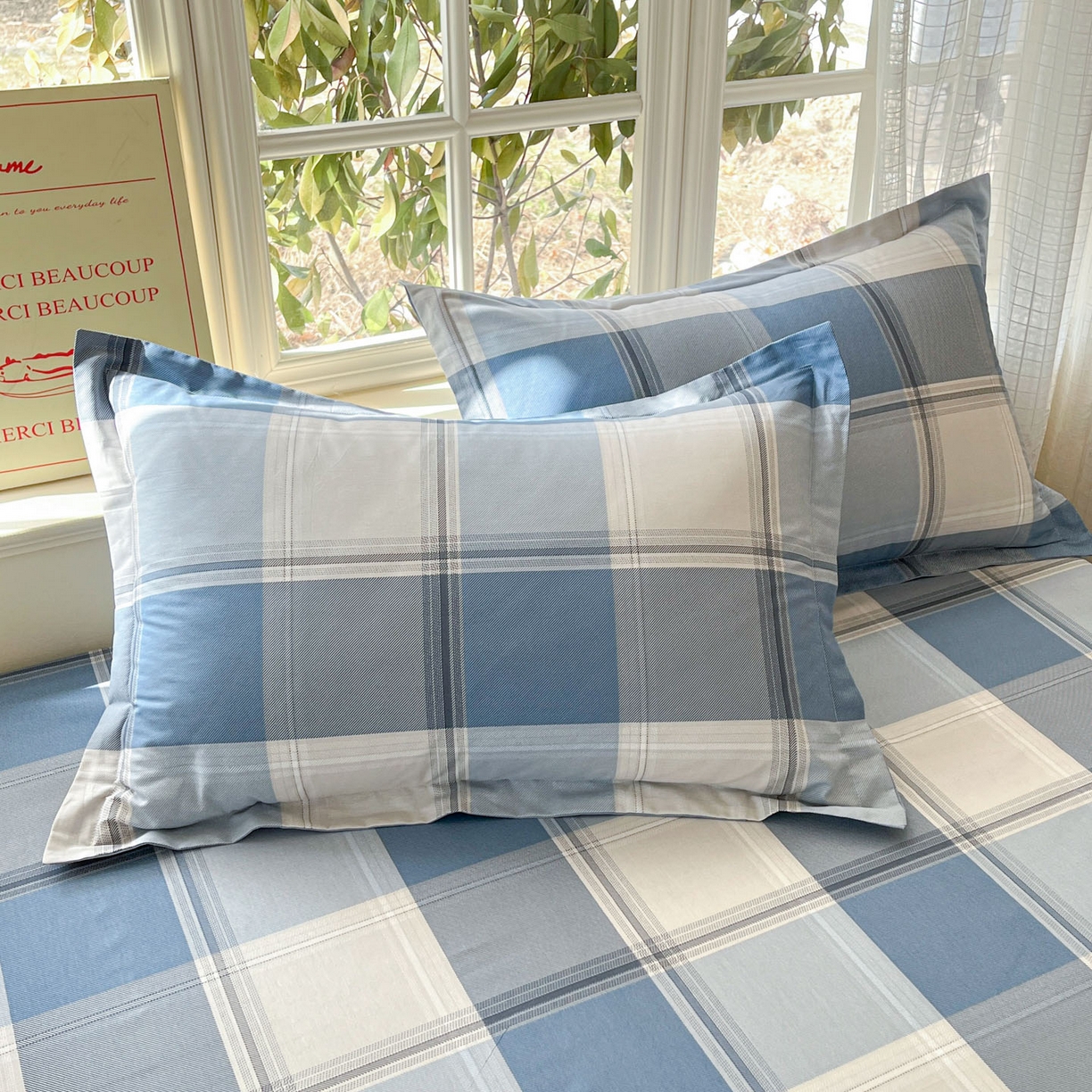 91家纺网 家纺一手货源 找家纺 铭成家纺 2026新款全棉印花小清新四件套（提供买家秀） 卡萨诺