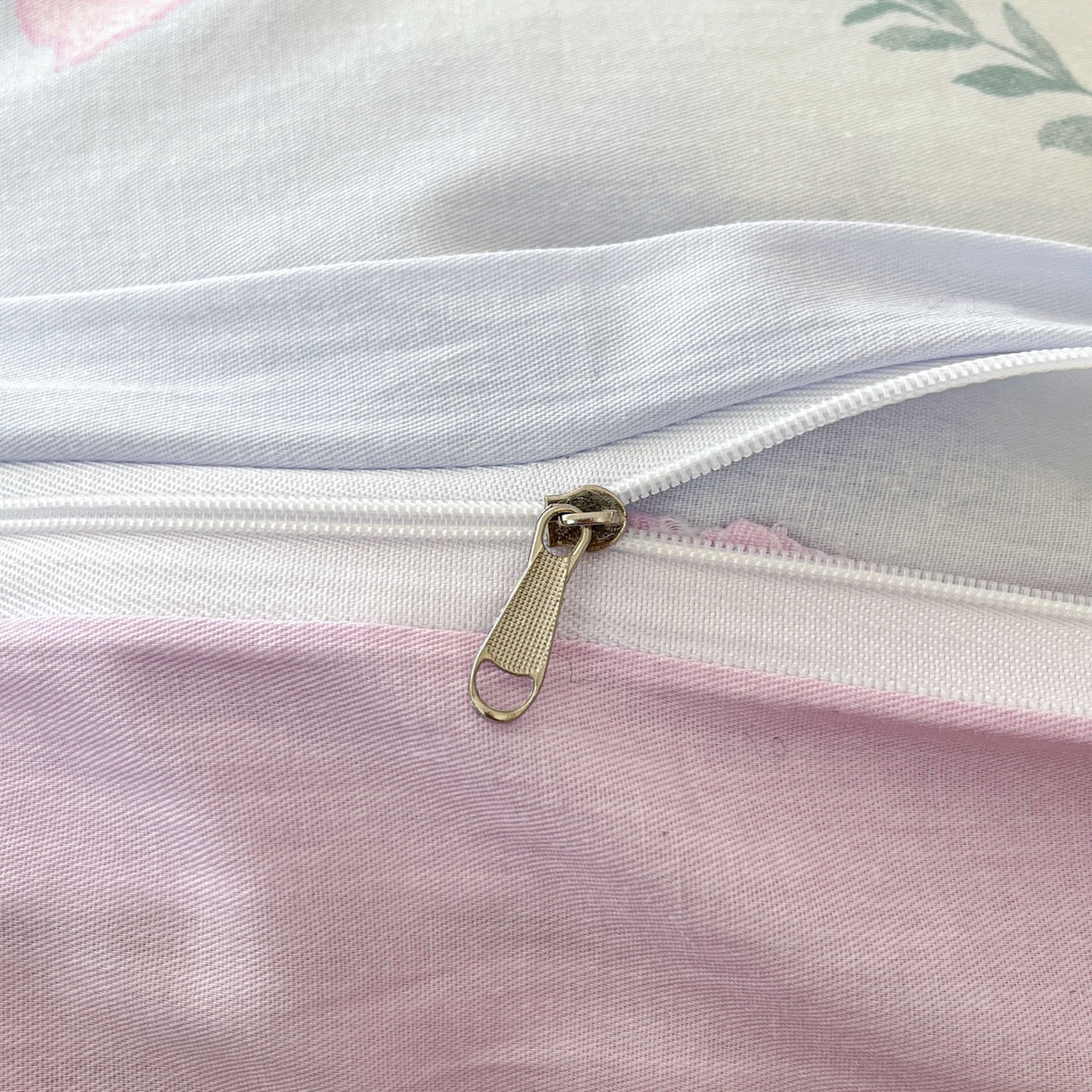 91家纺网 家纺一手货源 找家纺 铭成家纺 2026新款全棉印花小清新四件套（提供买家秀） 恋蝶花香