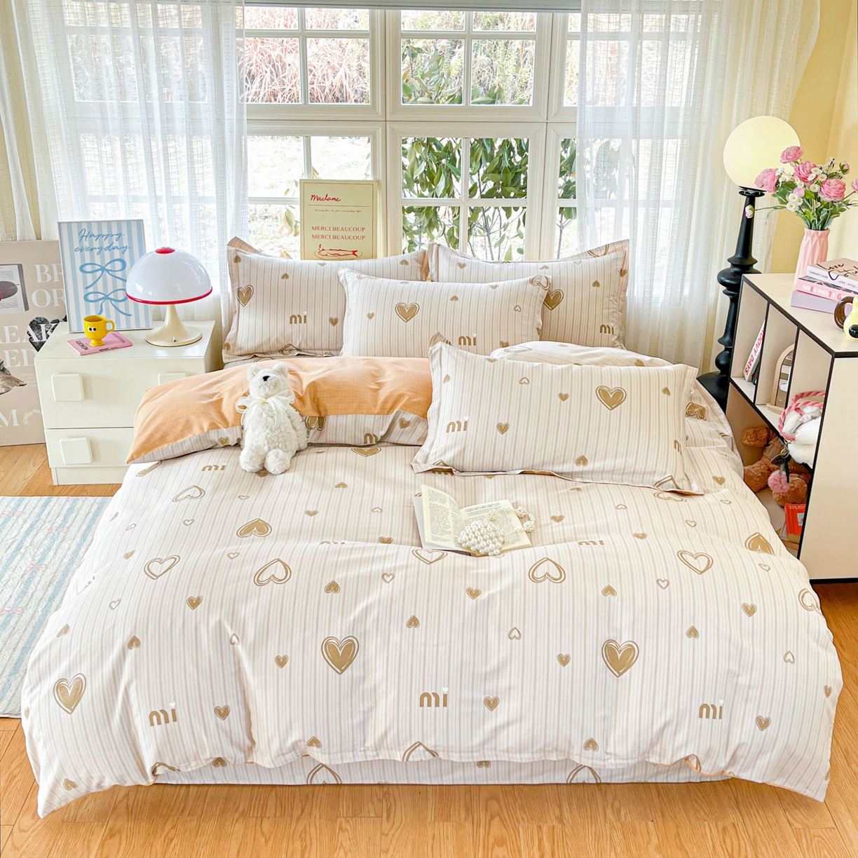 铭成家纺 2026新款全棉印花小清新四件套（提供买家秀） 柠檬心愿