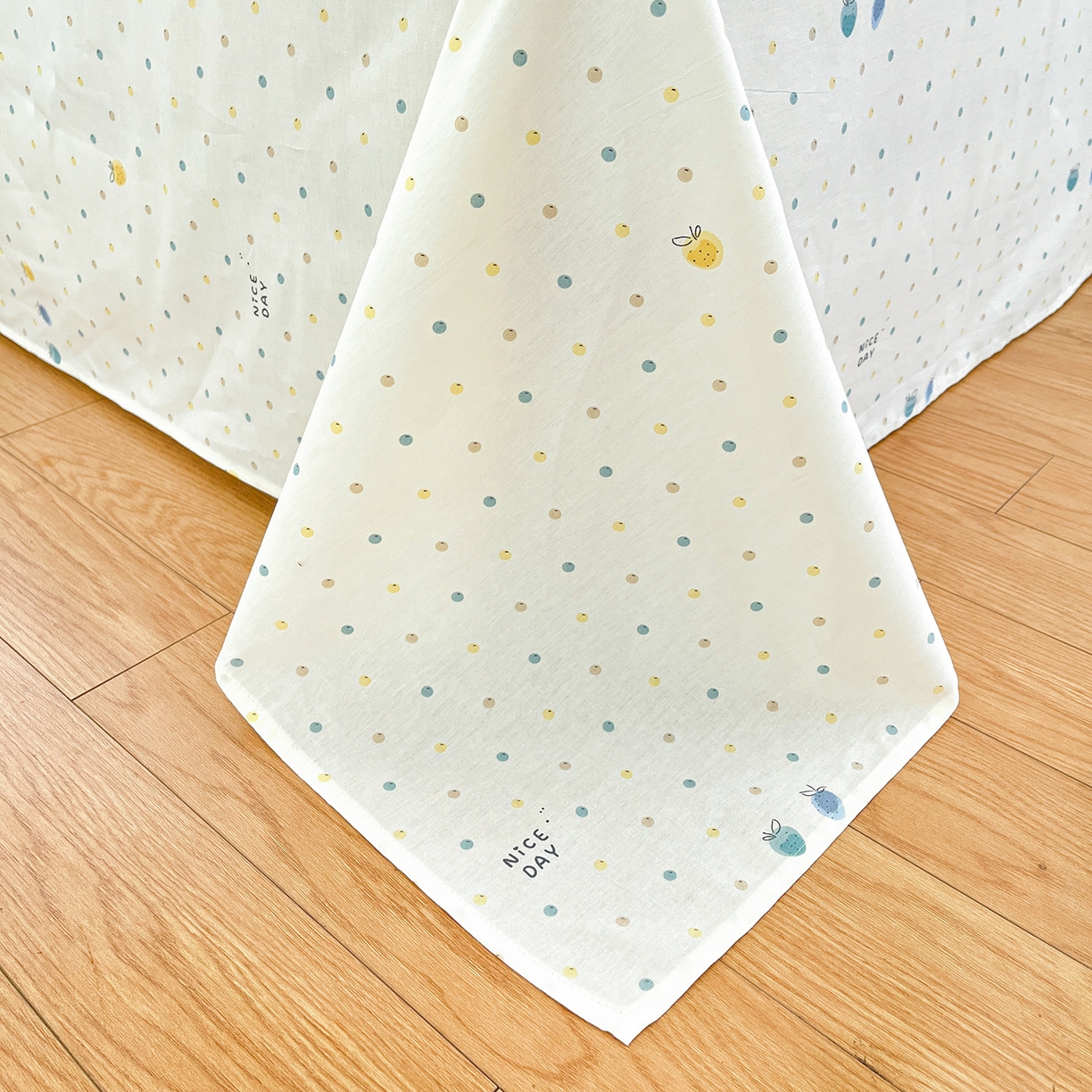 91家纺网 家纺一手货源 找家纺 铭成家纺 2026新款全棉印花小清新四件套（提供买家秀） 青涩草莓