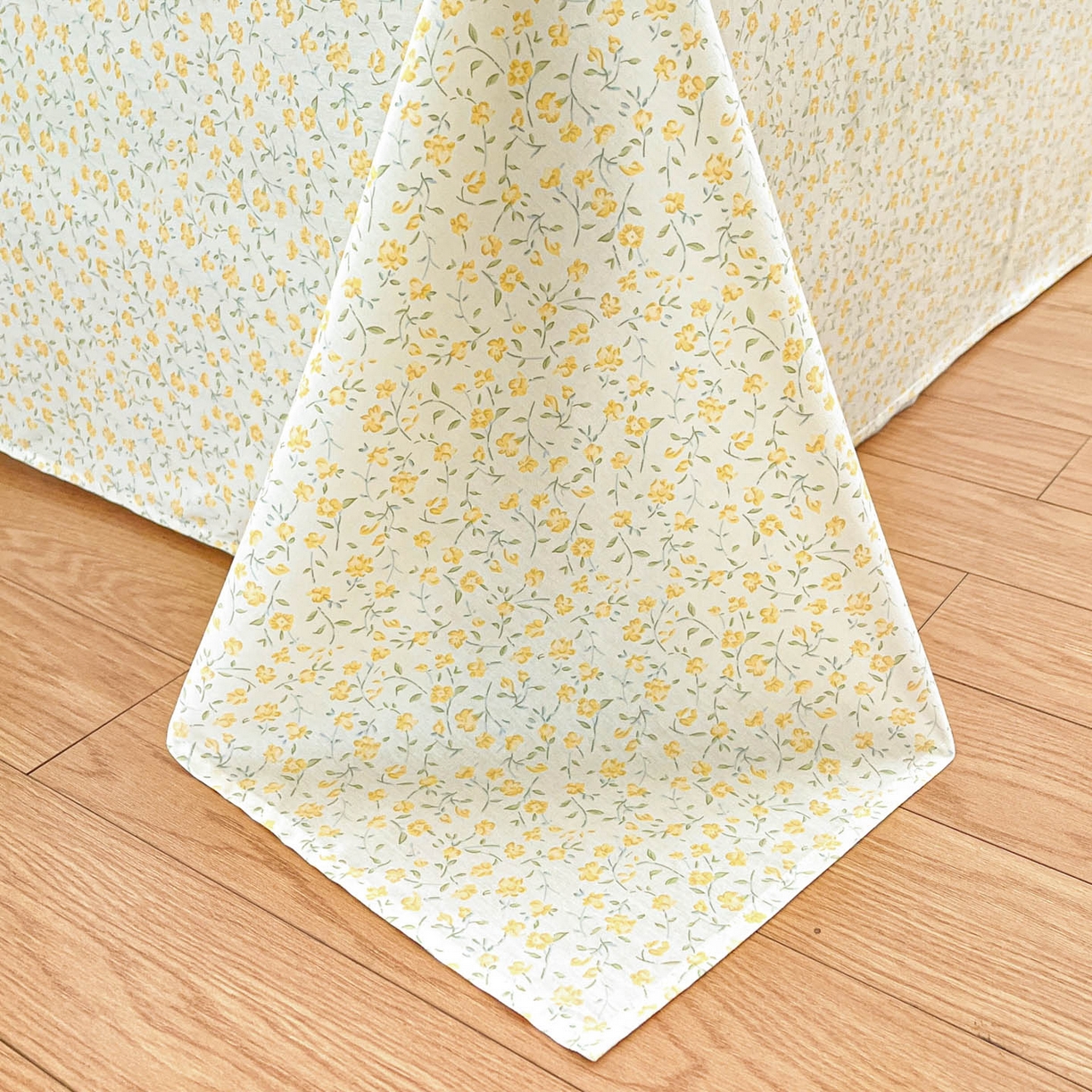 91家纺网 家纺一手货源 找家纺 铭成家纺 2026新款全棉印花小清新四件套（提供买家秀） 杏曳