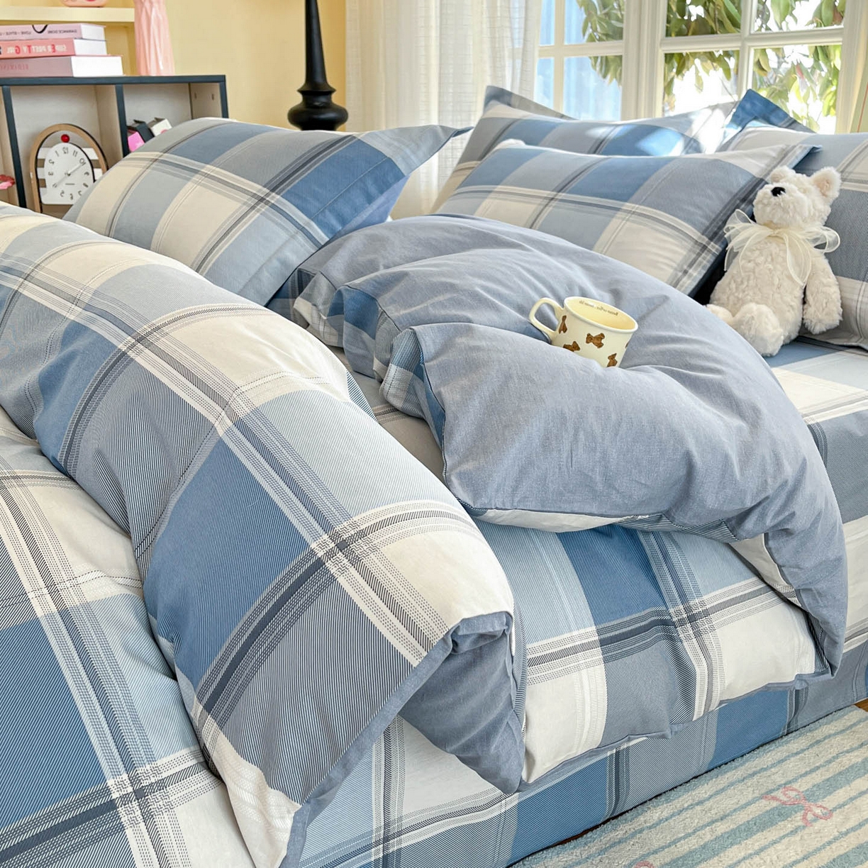 91家纺网 家纺一手货源 找家纺 铭成家纺 2026新款全棉印花小清新单被套（提供买家秀） 卡萨诺