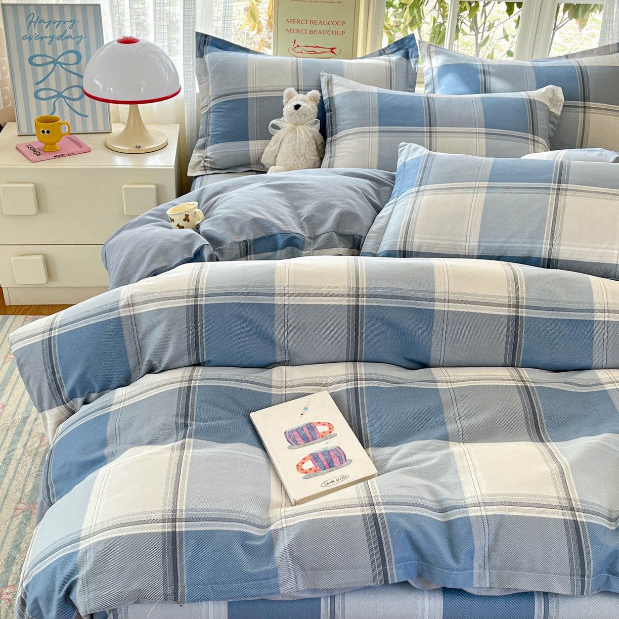 91家纺网 家纺一手货源 找家纺 铭成家纺 2026新款全棉印花小清新单被套（提供买家秀） 卡萨诺