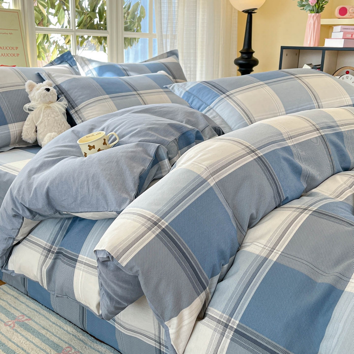 91家纺网 家纺一手货源 找家纺 铭成家纺 2026新款全棉印花小清新单被套（提供买家秀） 卡萨诺