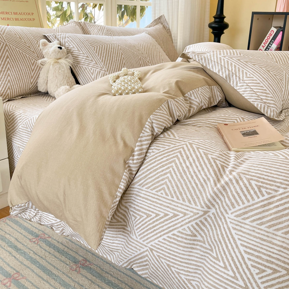 91家纺网 家纺一手货源 找家纺 铭成家纺 2026新款全棉印花小清新单被套（提供买家秀） 卢卡斯