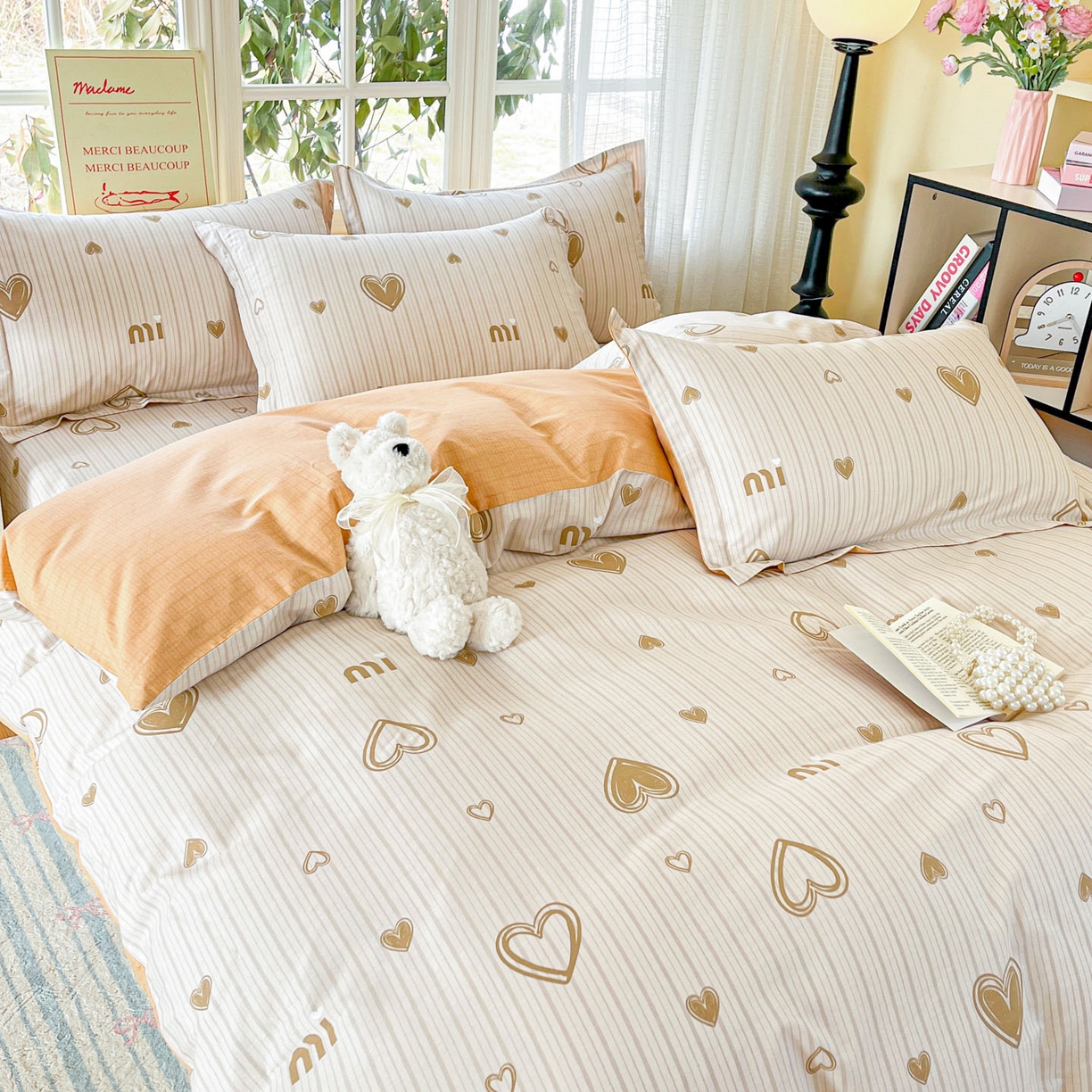 91家纺网 家纺一手货源 找家纺 铭成家纺 2026新款全棉印花小清新单被套（提供买家秀） 柠檬心愿