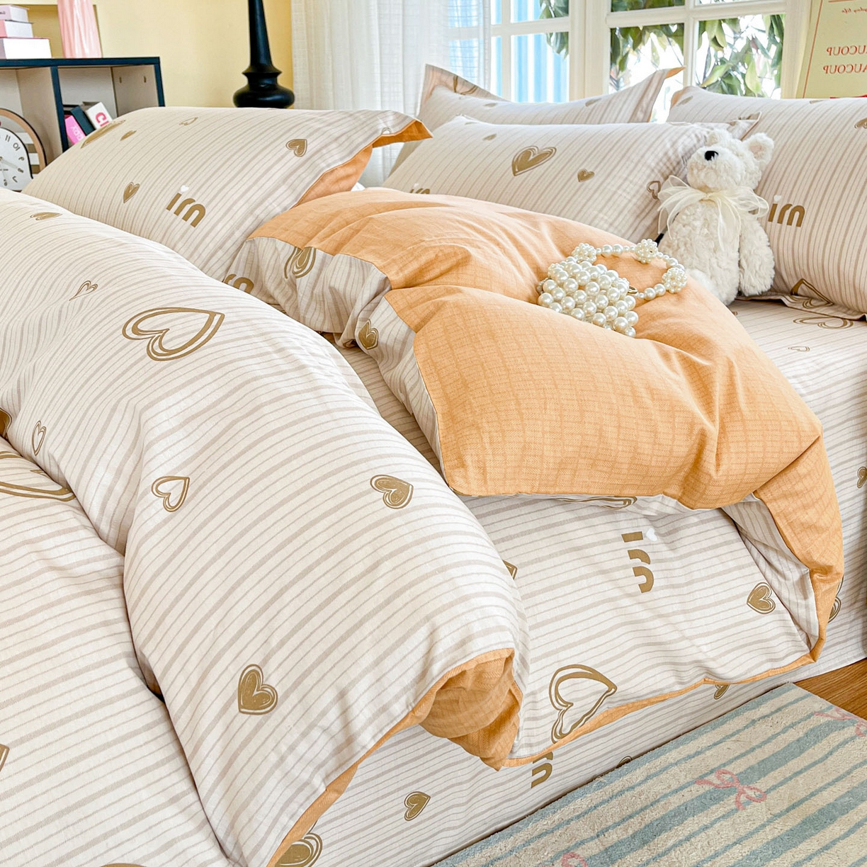 91家纺网 家纺一手货源 找家纺 铭成家纺 2026新款全棉印花小清新单被套（提供买家秀） 柠檬心愿