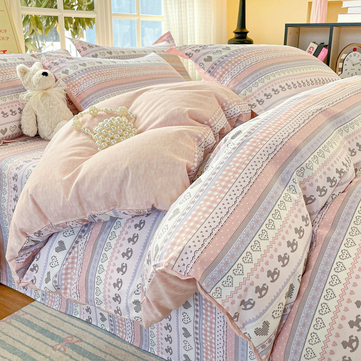 铭成家纺 2026新款全棉印花小清新单被套（提供买家秀） 心软曲奇