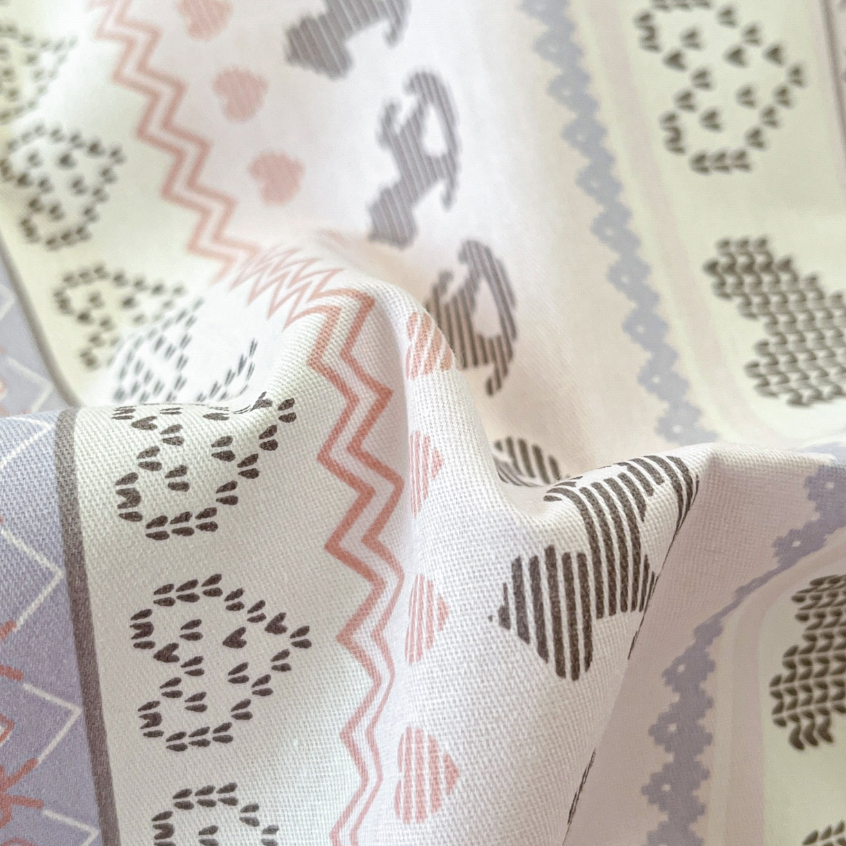 91家纺网 家纺一手货源 找家纺 铭成家纺 2026新款全棉印花小清新单被套（提供买家秀） 心软曲奇