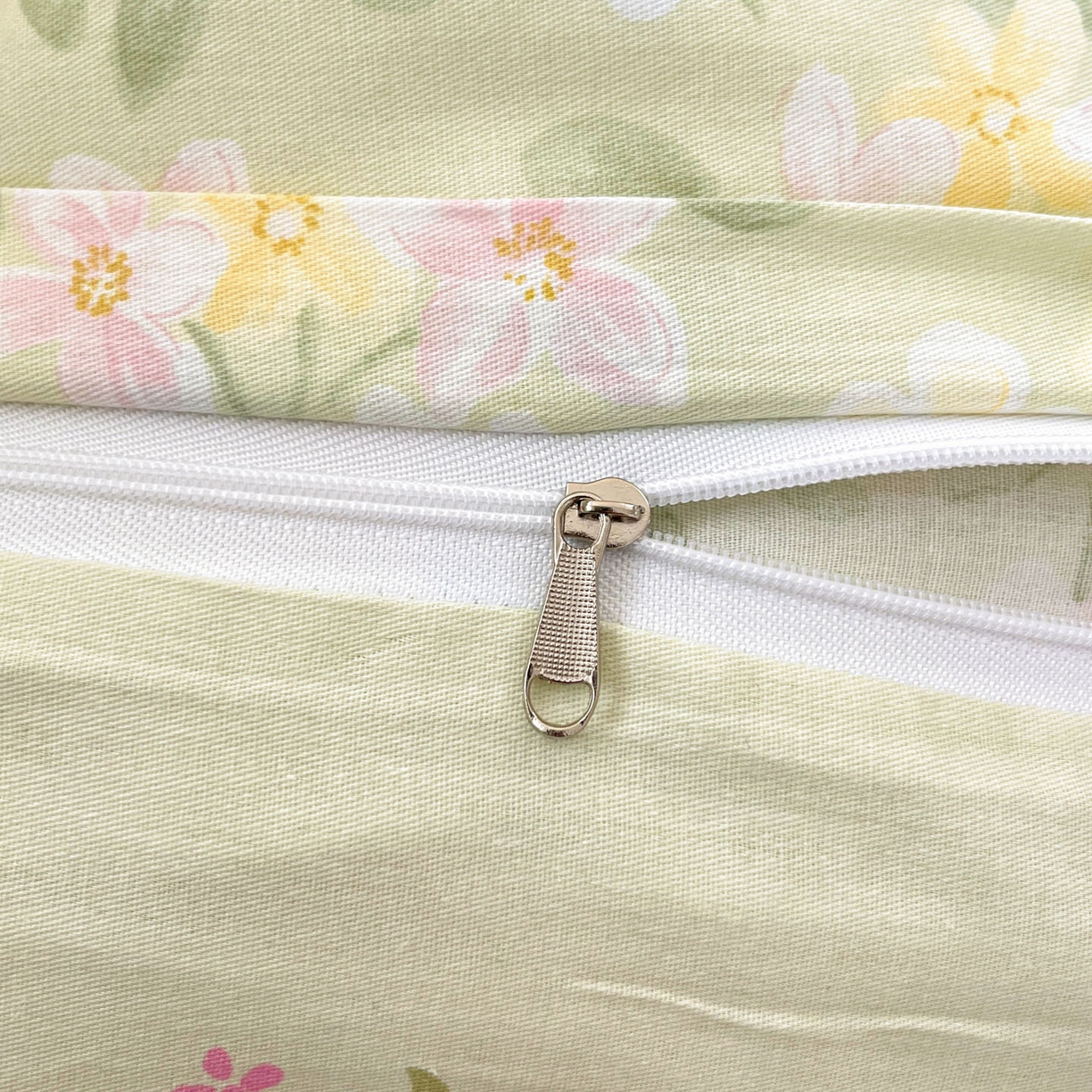 91家纺网 家纺一手货源 找家纺 铭成家纺 2026新款全棉印花小清新单被套（提供买家秀） 徐徐花开