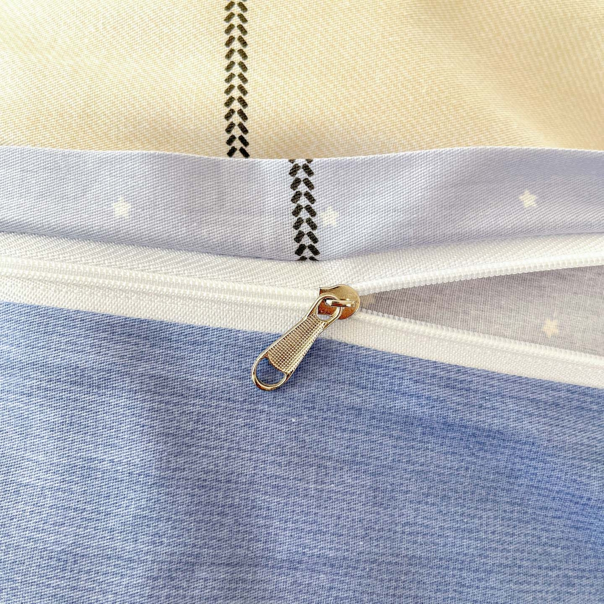 91家纺网 家纺一手货源 找家纺 铭成家纺 2026新款全棉印花小清新单被套（提供买家秀） 摇滚小狗