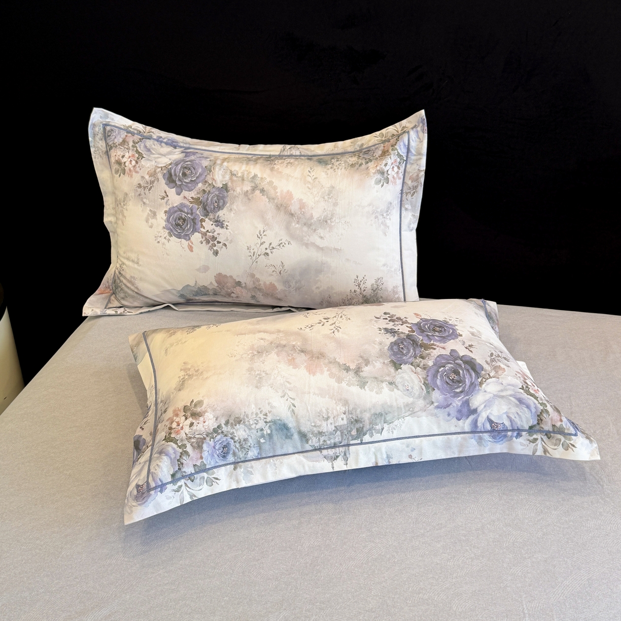 91家纺网 家纺一手货源 找家纺 幸嘉轩 2026新款全棉纯棉加厚百分百磨毛四件套 朵卿