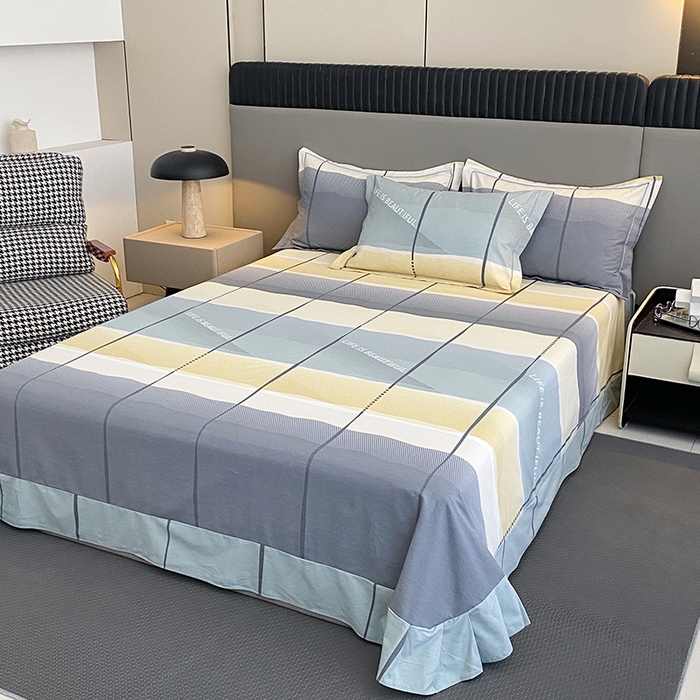 91家纺网 家纺一手货源 找家纺 幸嘉轩 2026新款全棉纯棉加厚百分百磨毛四件套 莫古力