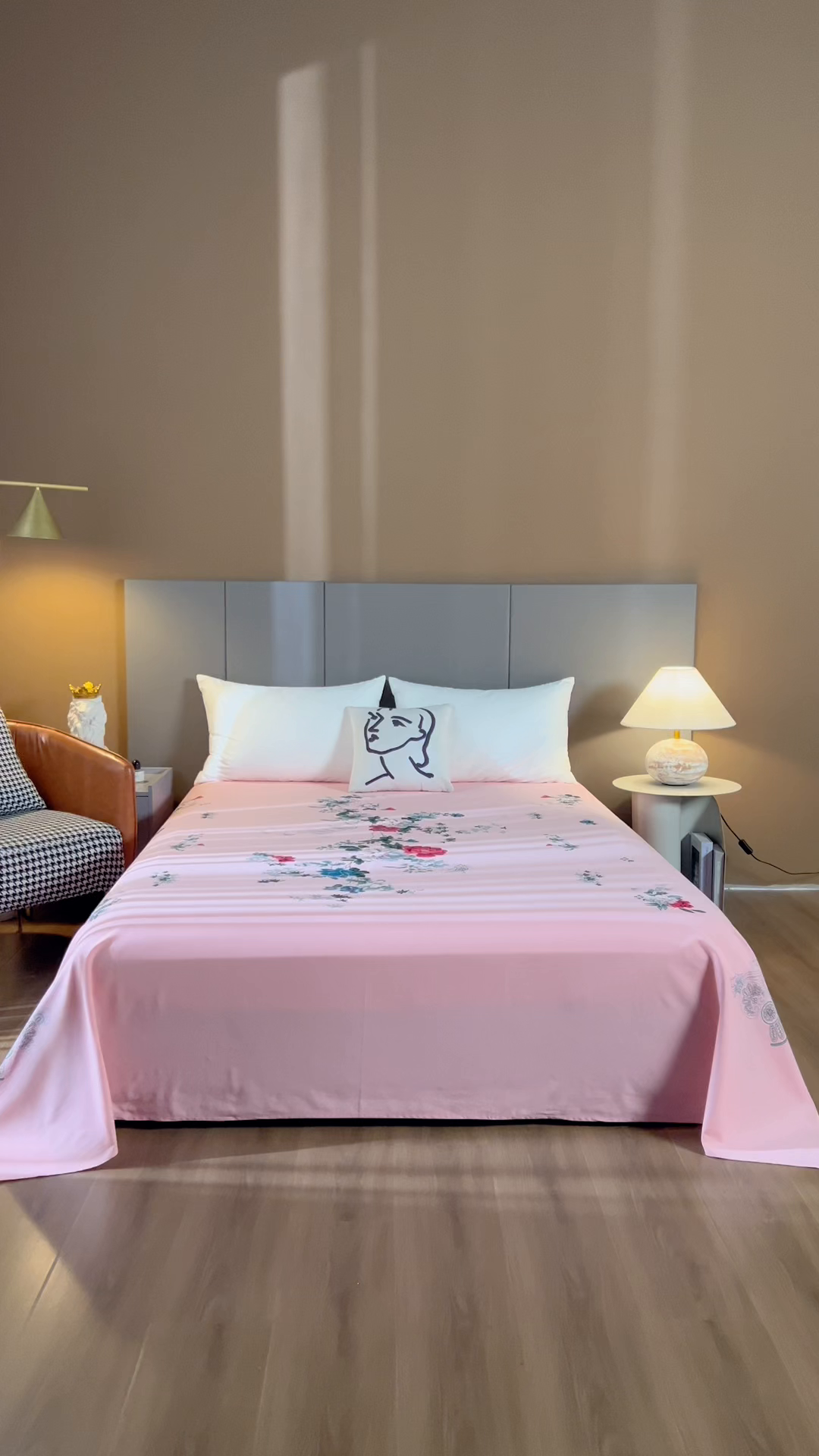 91家纺网 家纺一手货源 找家纺 （总）居美良品 2026新款100%全棉纯棉老式国民床单老上海海床单-牡丹绽放