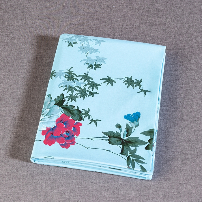 91家纺网 家纺一手货源 找家纺 居美良品 2026新款100%全棉纯棉老式国民床单老上海海床单-牡丹绽放 牡丹绽放-浅绿