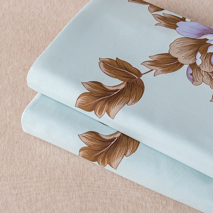 91家纺网 家纺一手货源 找家纺 居美良品 2026新款100%全棉纯棉老式国民老上海床单-牡丹飞燕 牡丹飞燕-抹茶绿